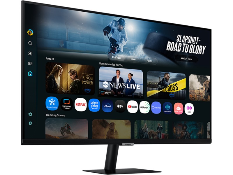 Samsung 32" 4K smart skjerm M7 32FM702 (sort) Skjermer