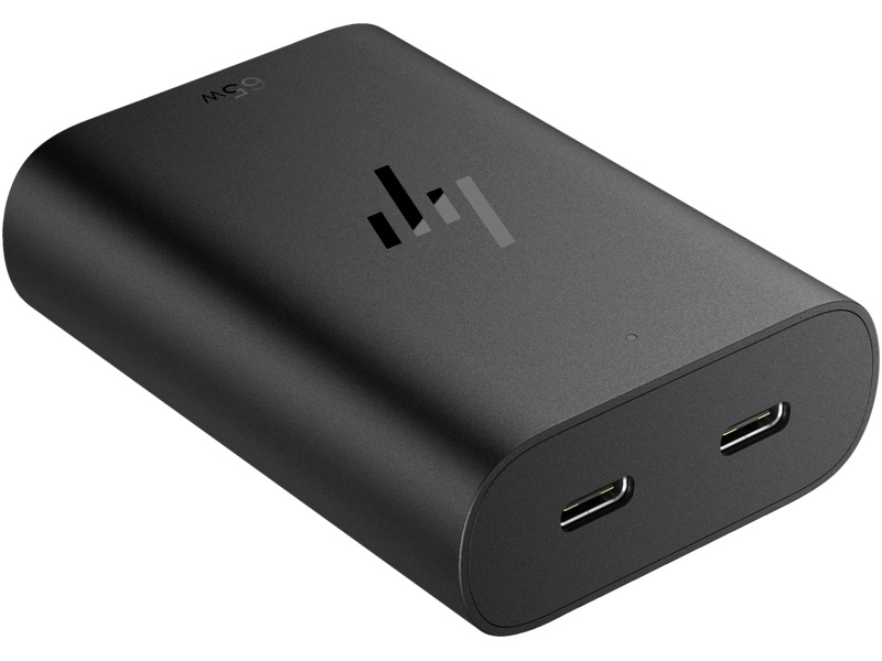 HP 65W GaN USB-C Adapter Batteri og lader