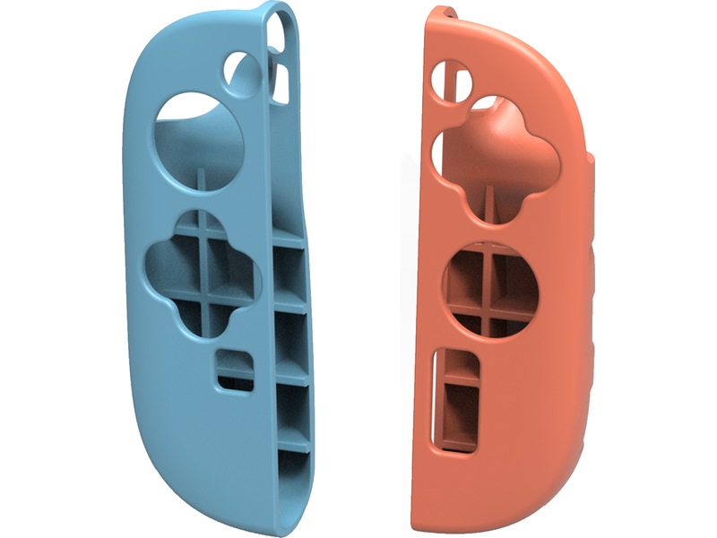 Gaminja Nintendo Switch 2 Joy-Con 2 silikongrep (blå/oransje) Tilbehør til spillkonsoller