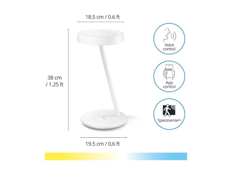 WiZ Portrait Smart skrivebordslampe Bordlampe