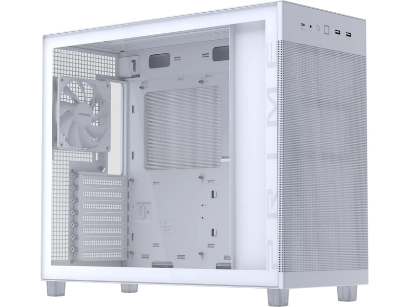 Asus Prime AP303 TG Mid Tower (hvit) Midi tower