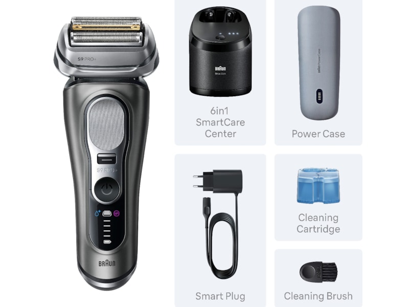 Braun Series 9 PRO+ elektrisk barbermaskin 9675CC Barbermaskiner