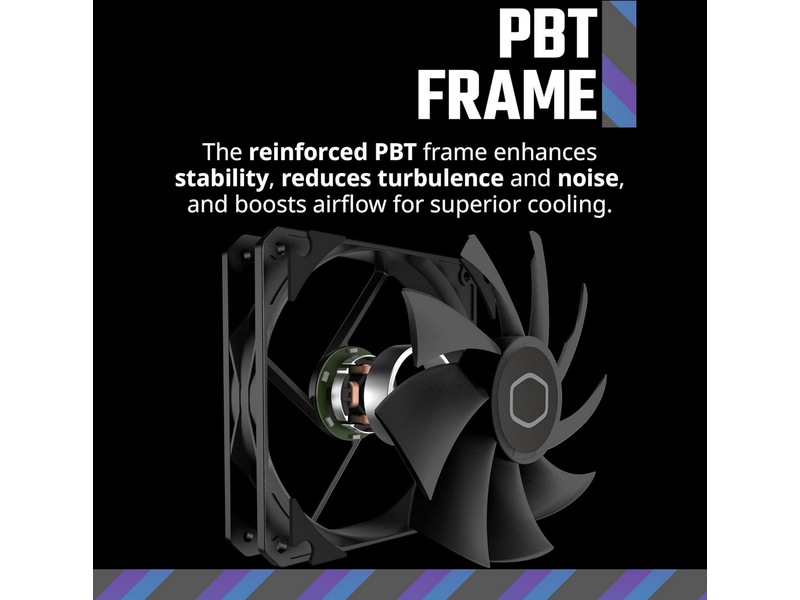 Cooler Master MF120 Lite Vifte (sort) Vifter