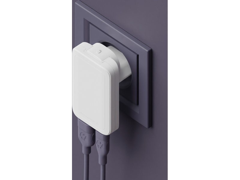 dbramante1928 re-charge Pro EU/US Slim Vegglader (hvit) Mobilladere