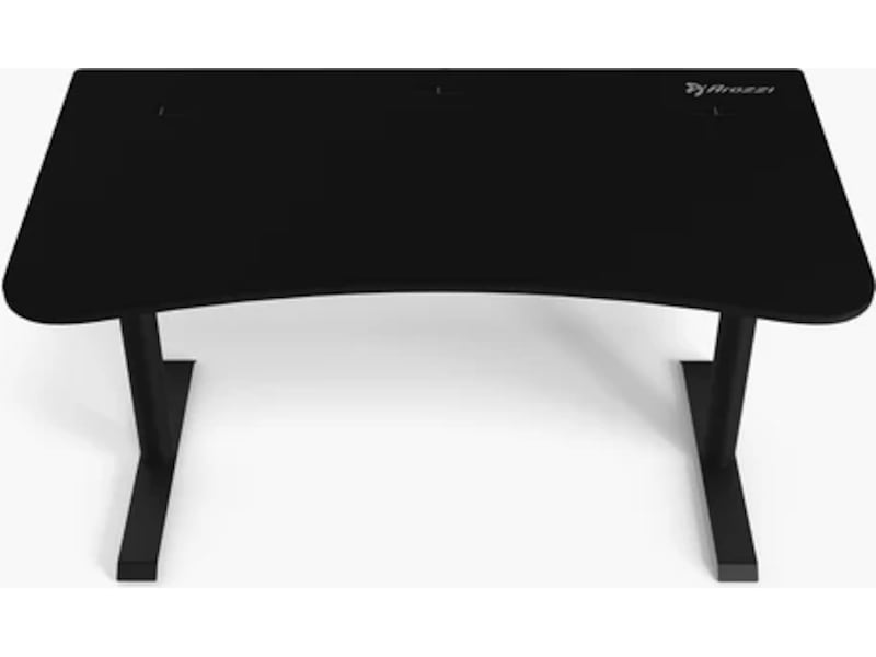 Arozzi Arena Medium Pure Black Gaming Desk Gamingdesk