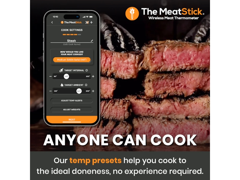 THE MEATSTICK Basic Sett trådløst steketermometer Andre kjøkkenapparater