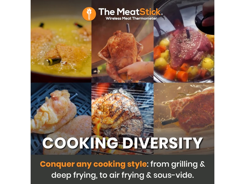 THE MEATSTICK Chef X Sett trådløst steketermometer Andre kjøkkenapparater