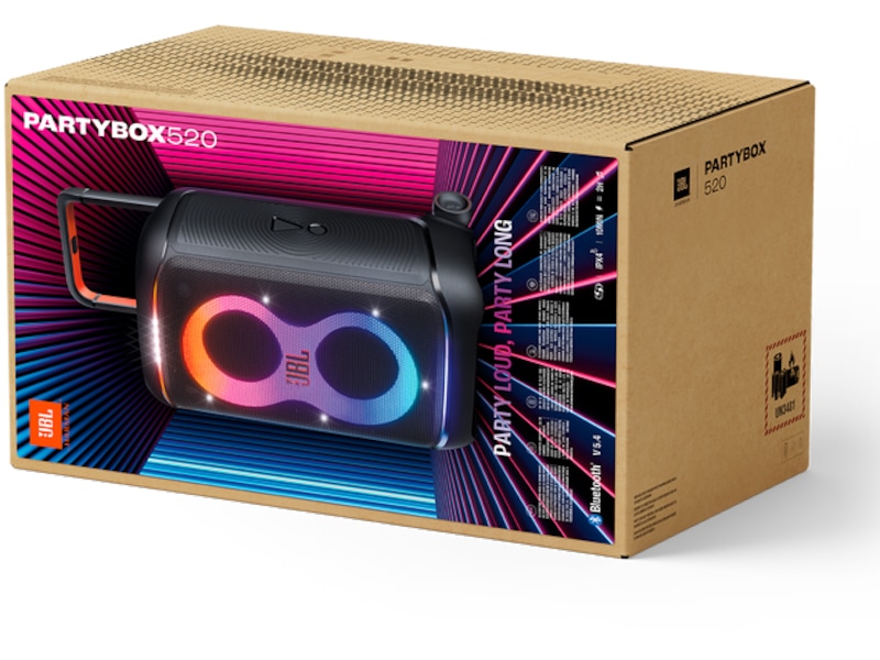 JBL PartyBox 520 Party Høyttaler Trådløs / Bluetooth-høyttaler