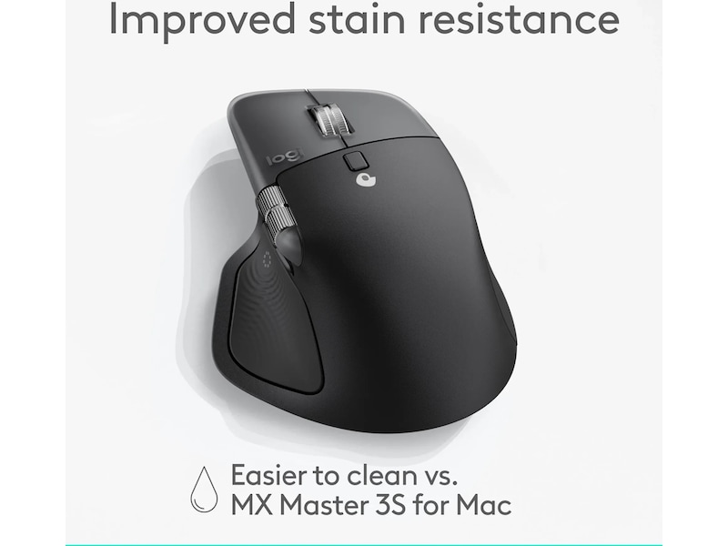 Logitech MX Master 4 for Mac Trådløs Mus (space black) Mus