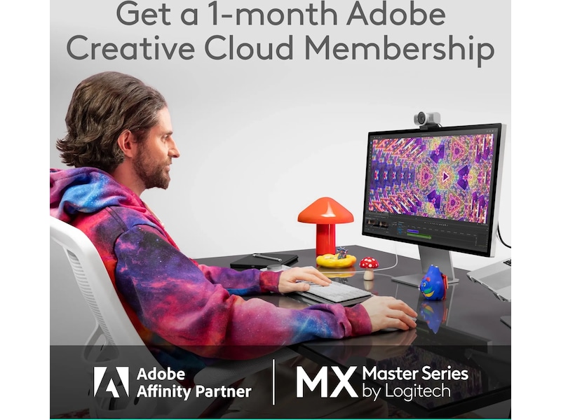 Logitech MX Master 4 for Mac Trådløs Mus (space black) Mus