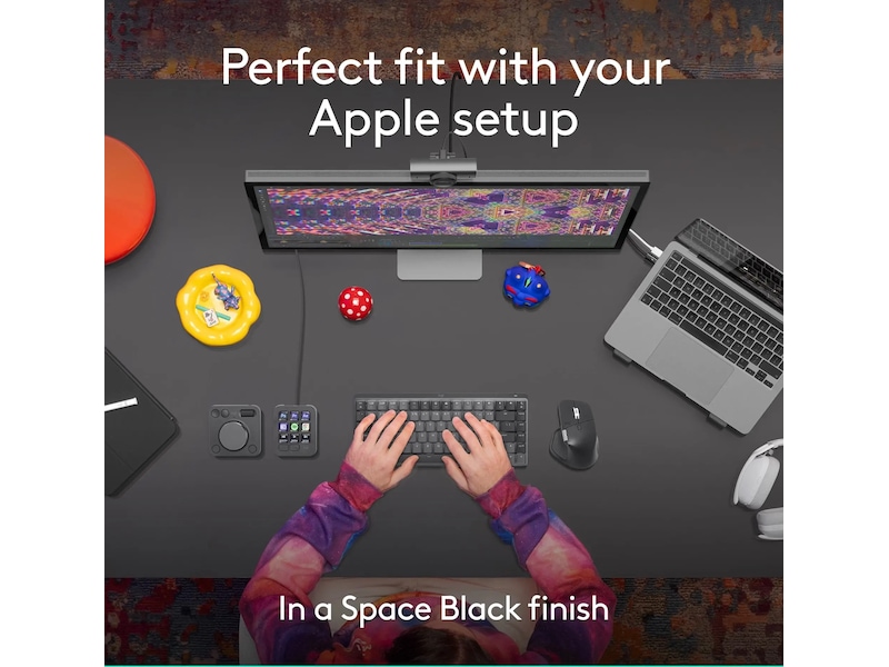 Logitech MX Master 4 for Mac Trådløs Mus (hvit sølv) Mus