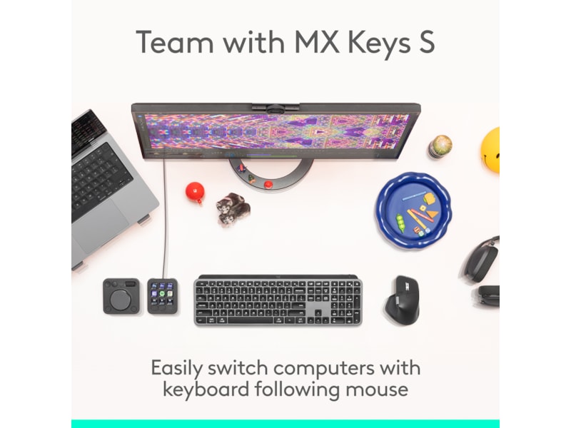 Logitech MX Master 4 Trådløs Ergonomisk Mus (grafittgrå) Mus