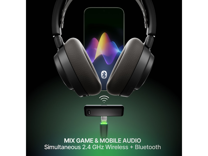 SteelSeries Arctis Nova 7X Gen 2 Trådløst Gamingheadset (svart) Gamingheadset