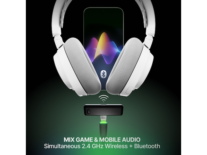 SteelSeries Arctis Nova 7X Gen 2 Trådløst Gamingheadset (hvit) Gamingheadset
