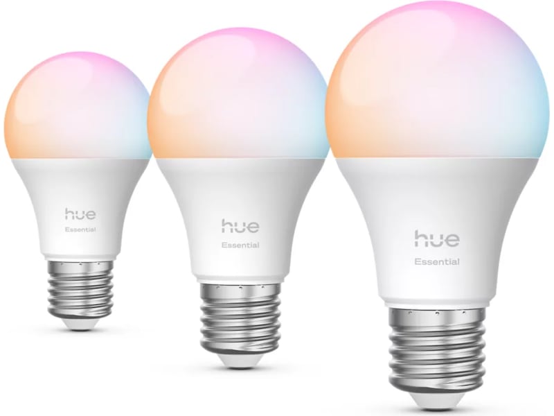 Philips Hue Essential WCA lyspære E27 806 lm (3-pack) Lyspærer & LED-pærer