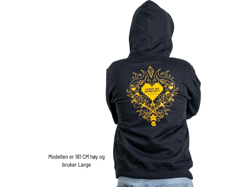 Gamere Mot Barnekreft Hettegenser L Merchandise