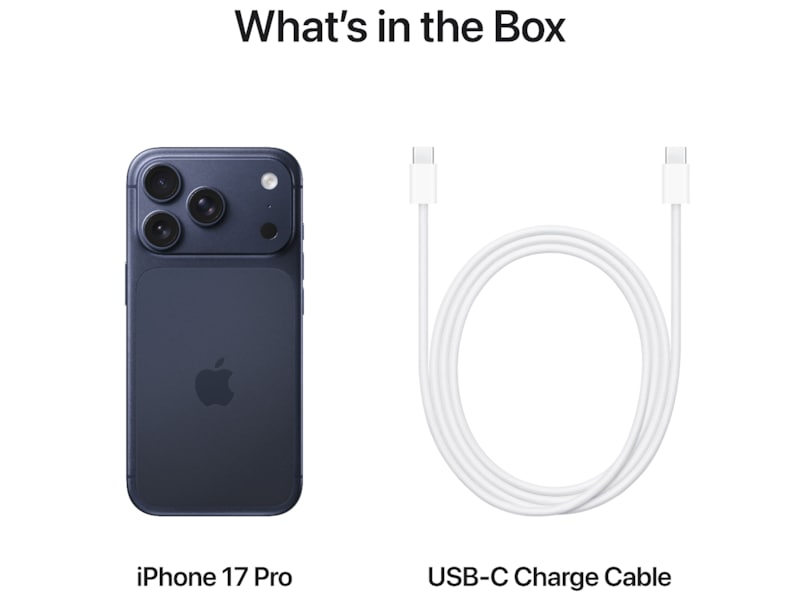 iPhone 17 Pro 1TB (dypblå) Mobiltelefoner