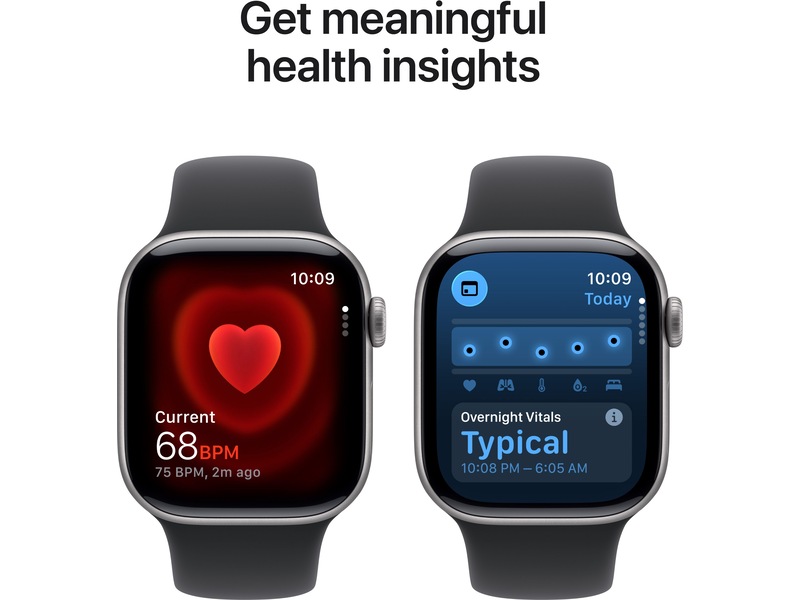 Apple Watch Series 11 GPS + LTE 42mm aluminium (stellargrå) Smartklokker