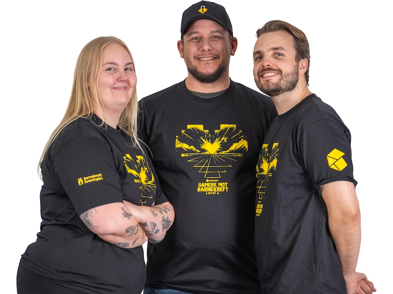 Gamere Mot Barnekreft T-skjorte 3XL Merchandise