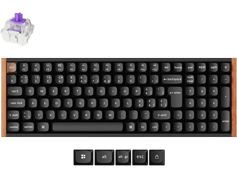 Keychron K4 HE Trådløst Gamingtastatur (svart) Gamingtastatur