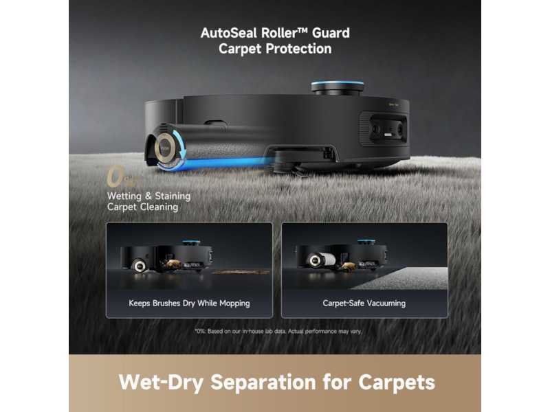 Dreame Aqua10 Ultra Roller Robotstøvsuger (sort) Robotstøvsugere