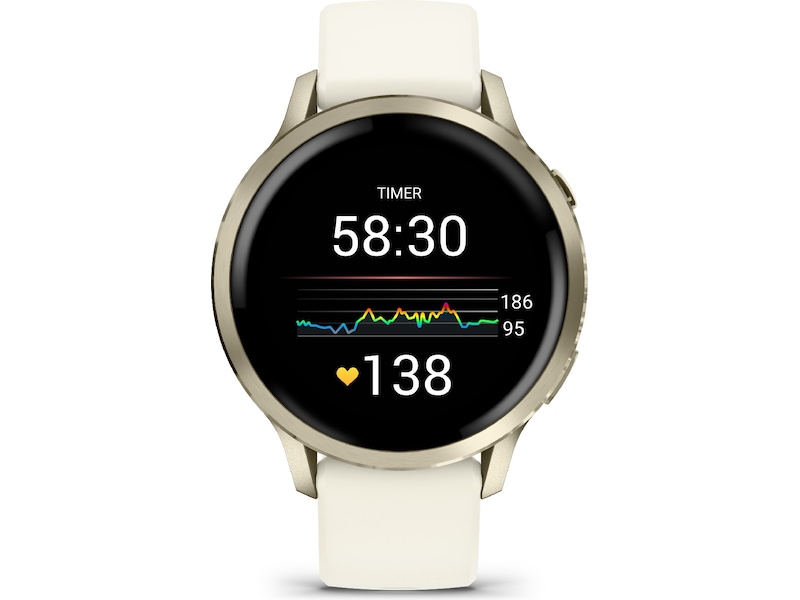 Garmin Venu 4 41mm GPS (lunar gold/bone) Smartklokker