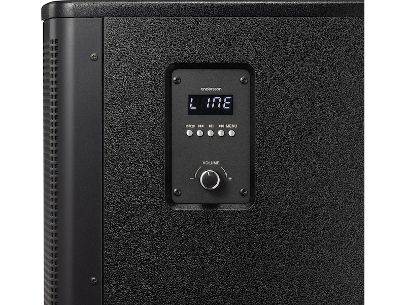 Andersson PA-system 300W Bluetooth 5.3 Høyttalere