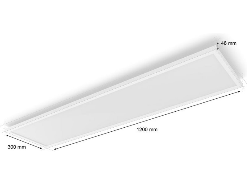 Philips Hue Surimu Rektangulær Panel Taklampe Taklampe