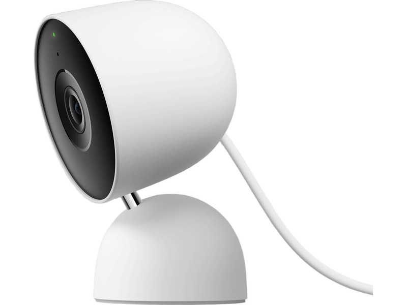 Google Nest 3. gen Innendørs overvåkningskamera (kablet, hvit) Overvåkningskameraer