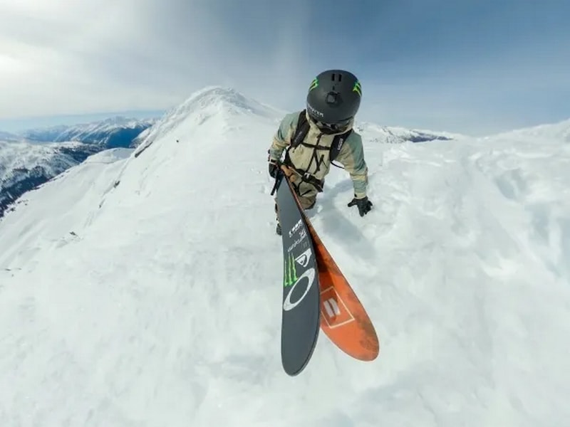 GoPro skistavfeste for forlengerstenger Kameragrep