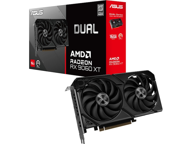 ASUS Dual Radeon RX 9060 XT Skjermkort