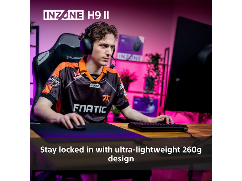 Sony INZONE H9 II Trådløst Støydempende Headset (svart) Gamingheadset