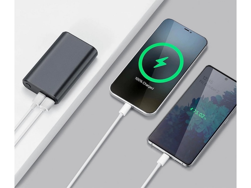 Andersson 10.000mAh Powerbank (svart) 2pk Powerbank