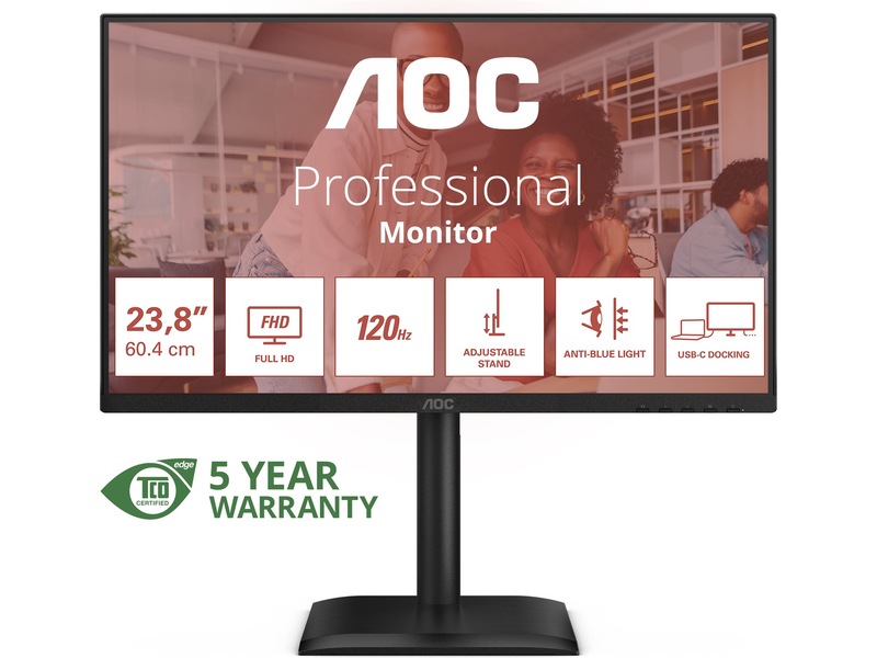 AOC 24" skjerm 24E4CV Skjermer