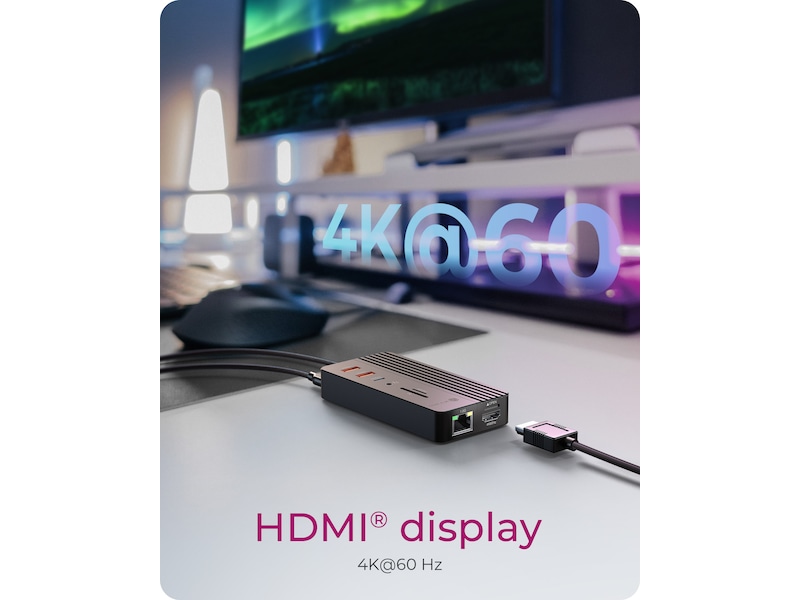 Icy Box 10 i 1 DockingStation Dockingstasjon & USB-HUB