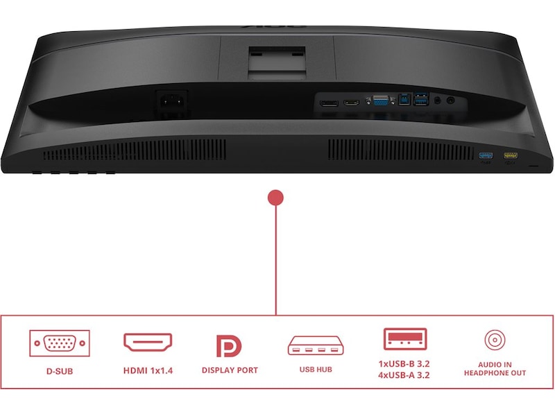 AOC 24" skjerm 24E4U Skjermer