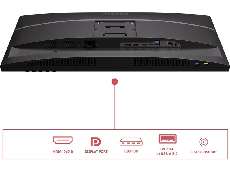 AOC 27" 4K skjerm U27E4CV Skjermer