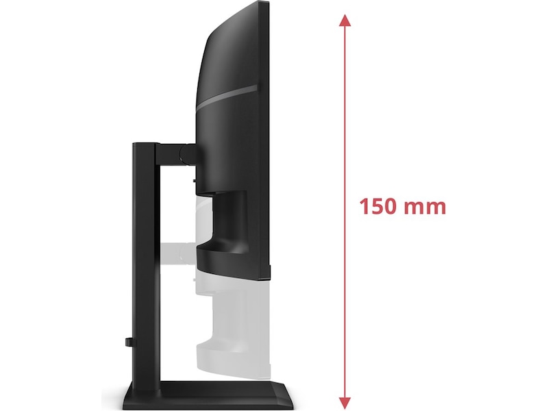 AOC 34" curved skjerm CU34E4CV Skjermer