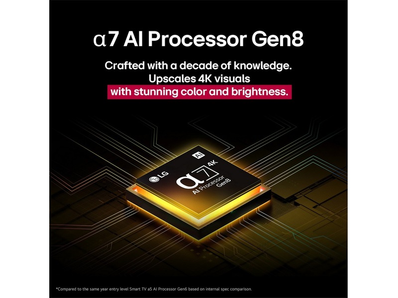 LG 50'' Nano AI 4K 50NANO80A (2025) + Soundbar 50 - 59 tommer TV