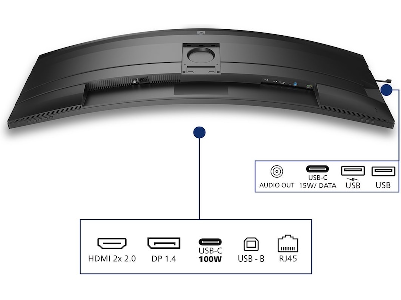 Philips 49" buet skjerm 49B2U5900C/00 Skjermer