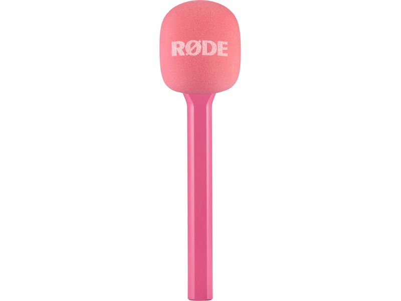 Røde Interview GO håndholdt adapter for Wireless GO (rosa) Mikrofon