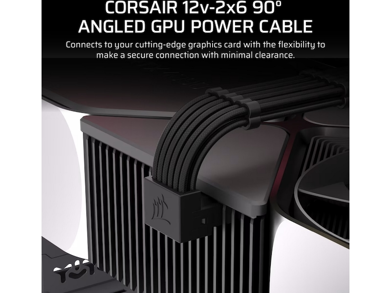 Corsair PSU 90° 12V-2x6 Style A kabel Tilbehør