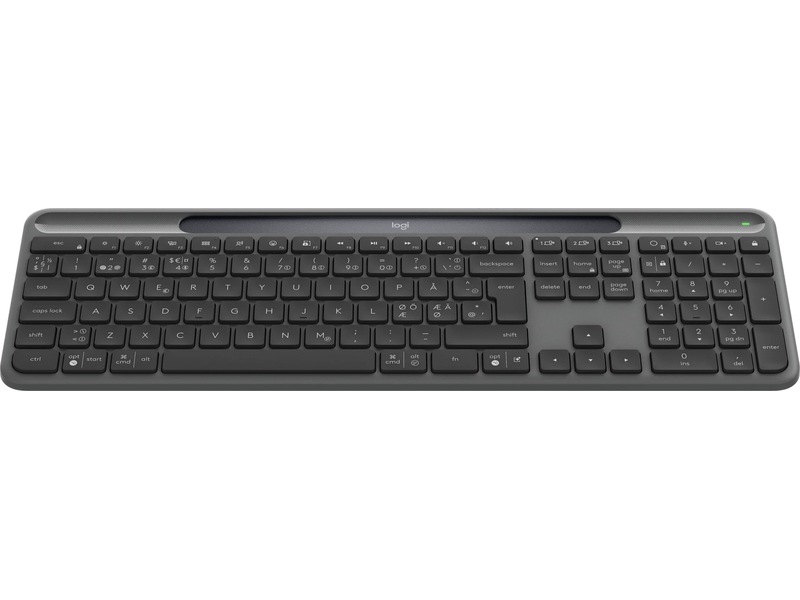 Logitech Signature Slim Solar+ Trådløst Tastatur K980 (grafittgrå) Tastatur