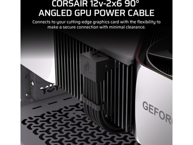 Corsair PSU 90° 12V-2x6 Style B kabel Tilbehør