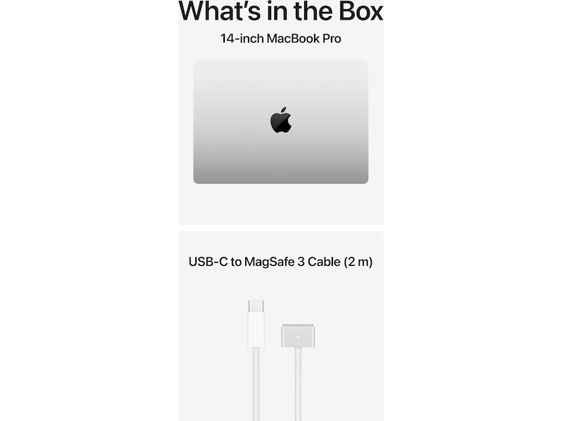 Macbook Pro 14 M5 (2025) 1TB (sølv) PC - Bærbar / laptop