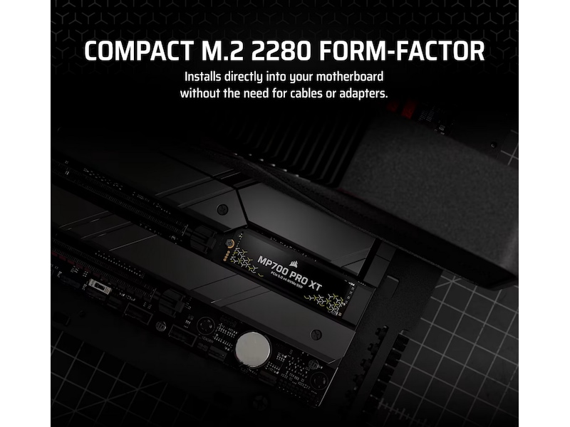 Corsair MP700 Pro XT NVMe M.2 SSD 1TB SSD M.2