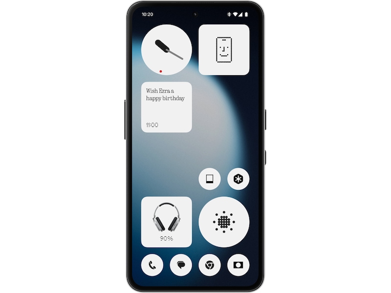Nothing Phone (3a) Lite 128GB (hvit) Mobiltelefoner