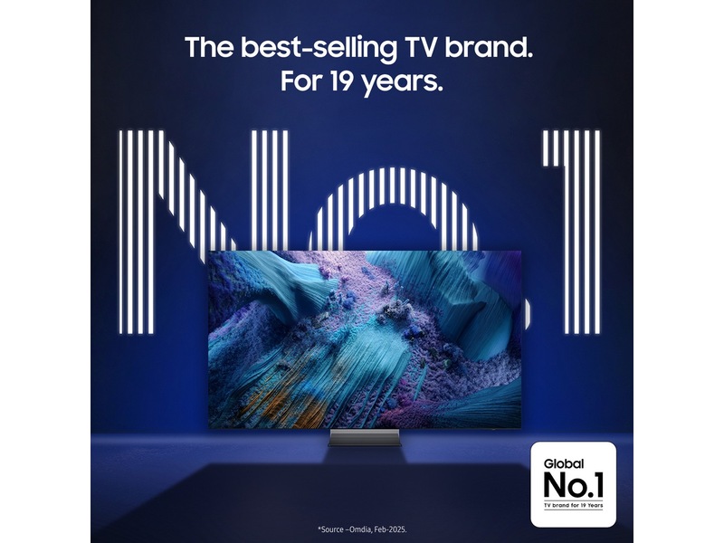 Samsung 50" Q7F2 QLED 4K Smart-TV (2025) + Soundbar 50 - 59 tommer TV