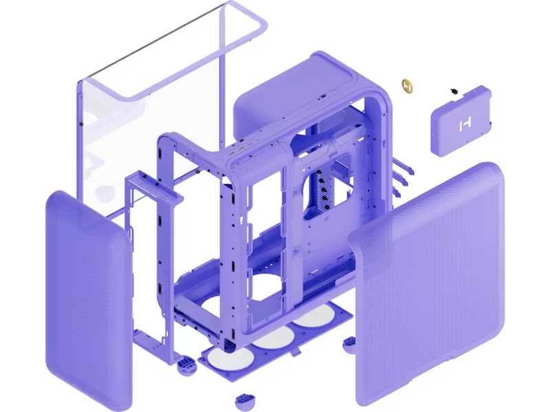 HYTE X50 Mid Tower (lilla) Midi tower