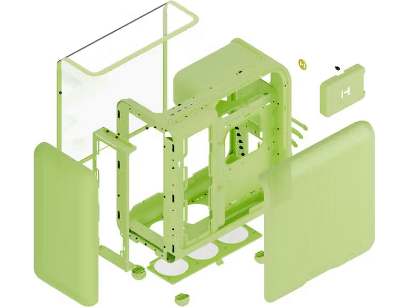 HYTE X50 Mid Tower (grønn) Midi tower